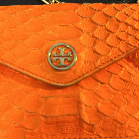 Rare orange Tory Burch purse - Picture 5 of 12